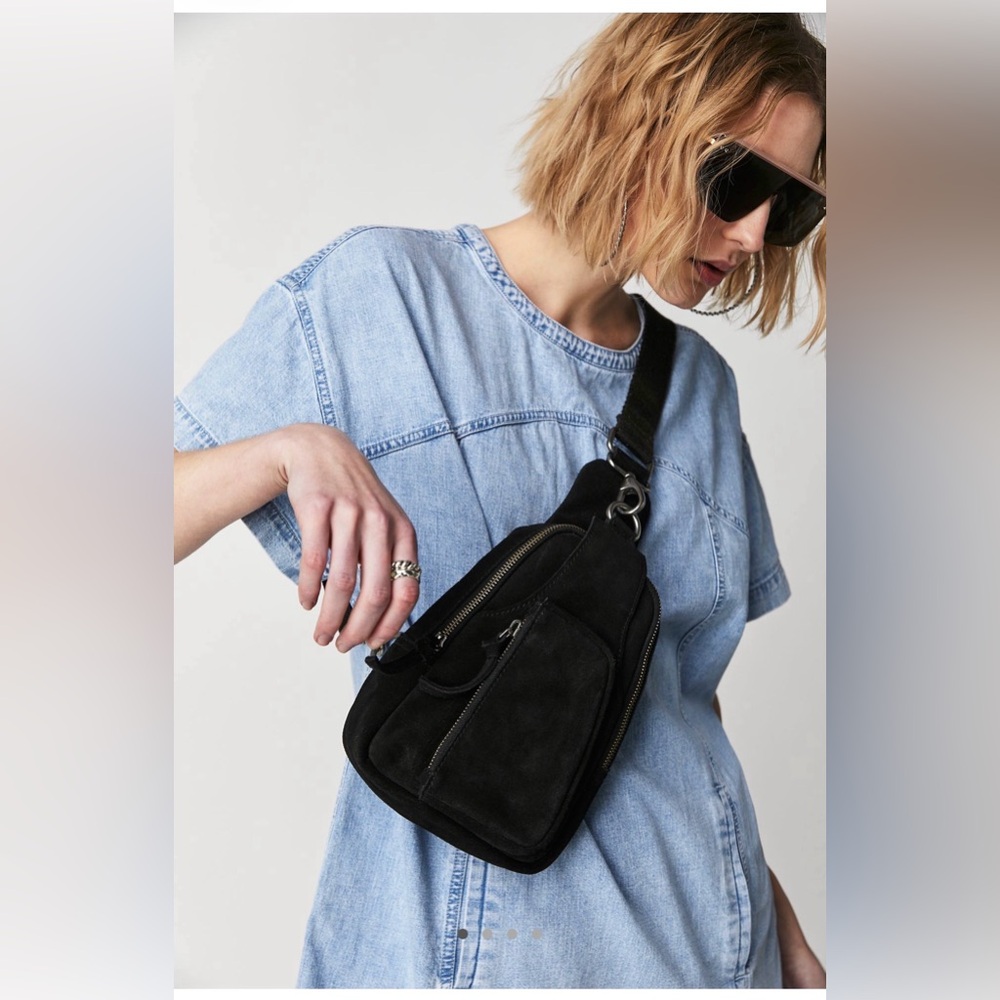 Free People - Hudson Suede Sling Bag